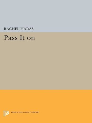 cover image of Pass It On